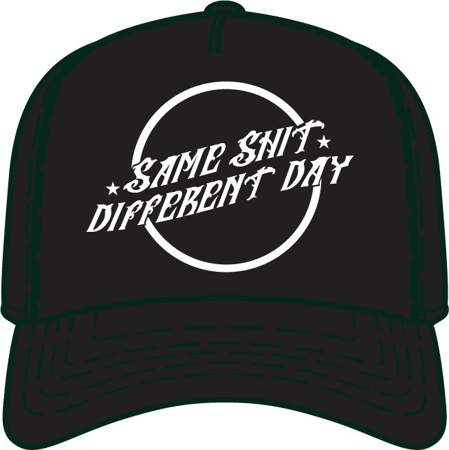 Same Day Different Sh*t Snapback - Black