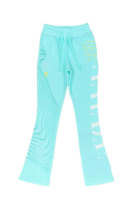 Amaze And Astound Joggers - Aqua