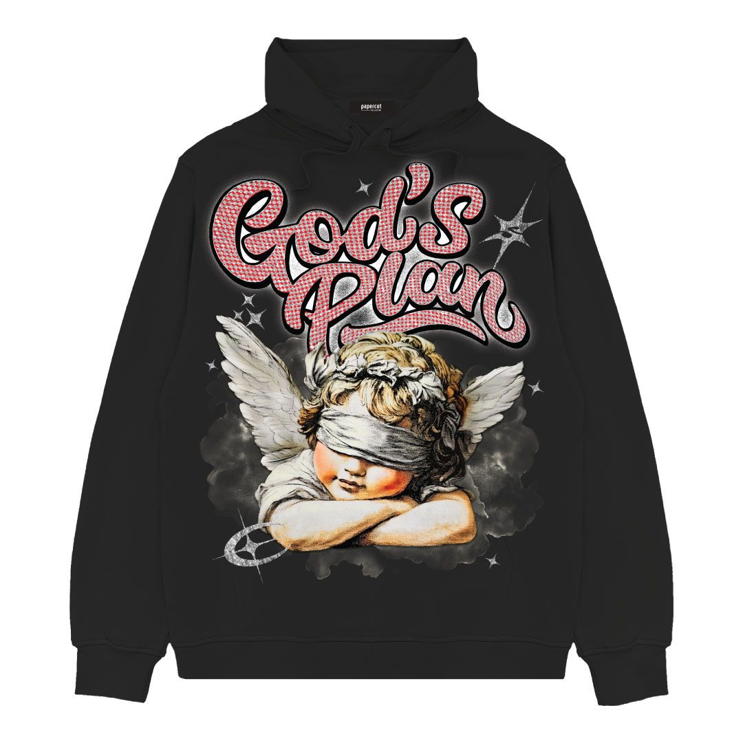 God's Plan Hoodie - Black