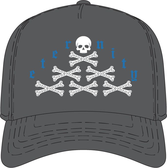 Eternity Rhinestone Snapback - Dark Grey