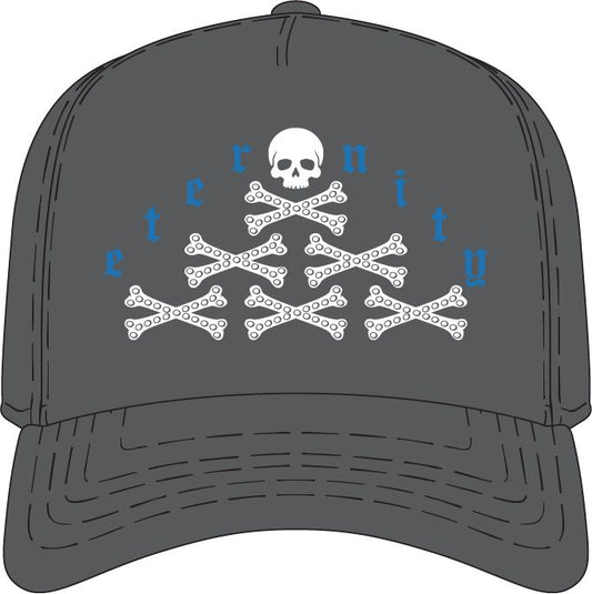 Eternity Rhinestone Snapback - Dark Grey