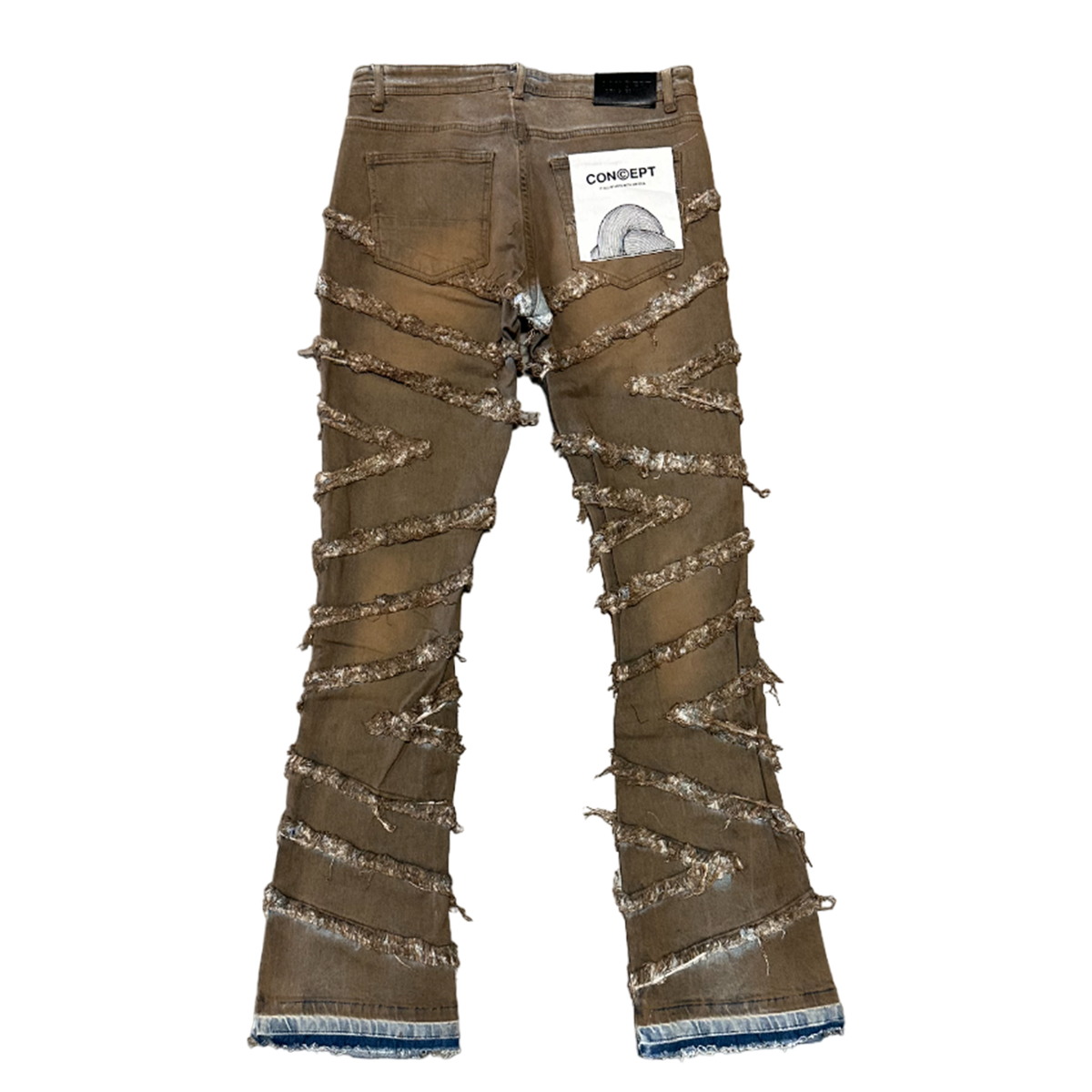 Harris Dirty Jeans - Brown