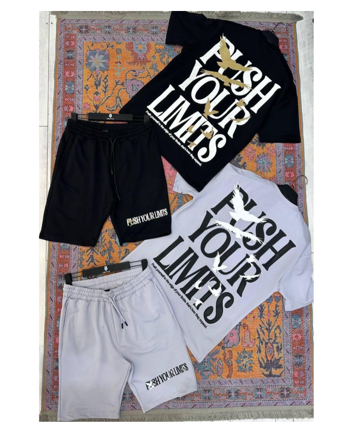 Push Your Limits Shorts - White