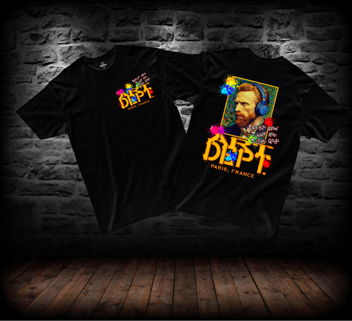 Art Dept - Black Tee