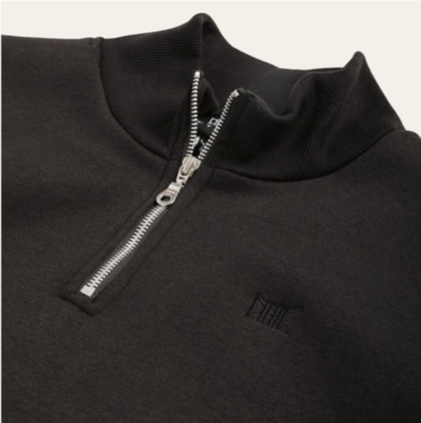 Ethik "Quarter Zip Pullover" - Black