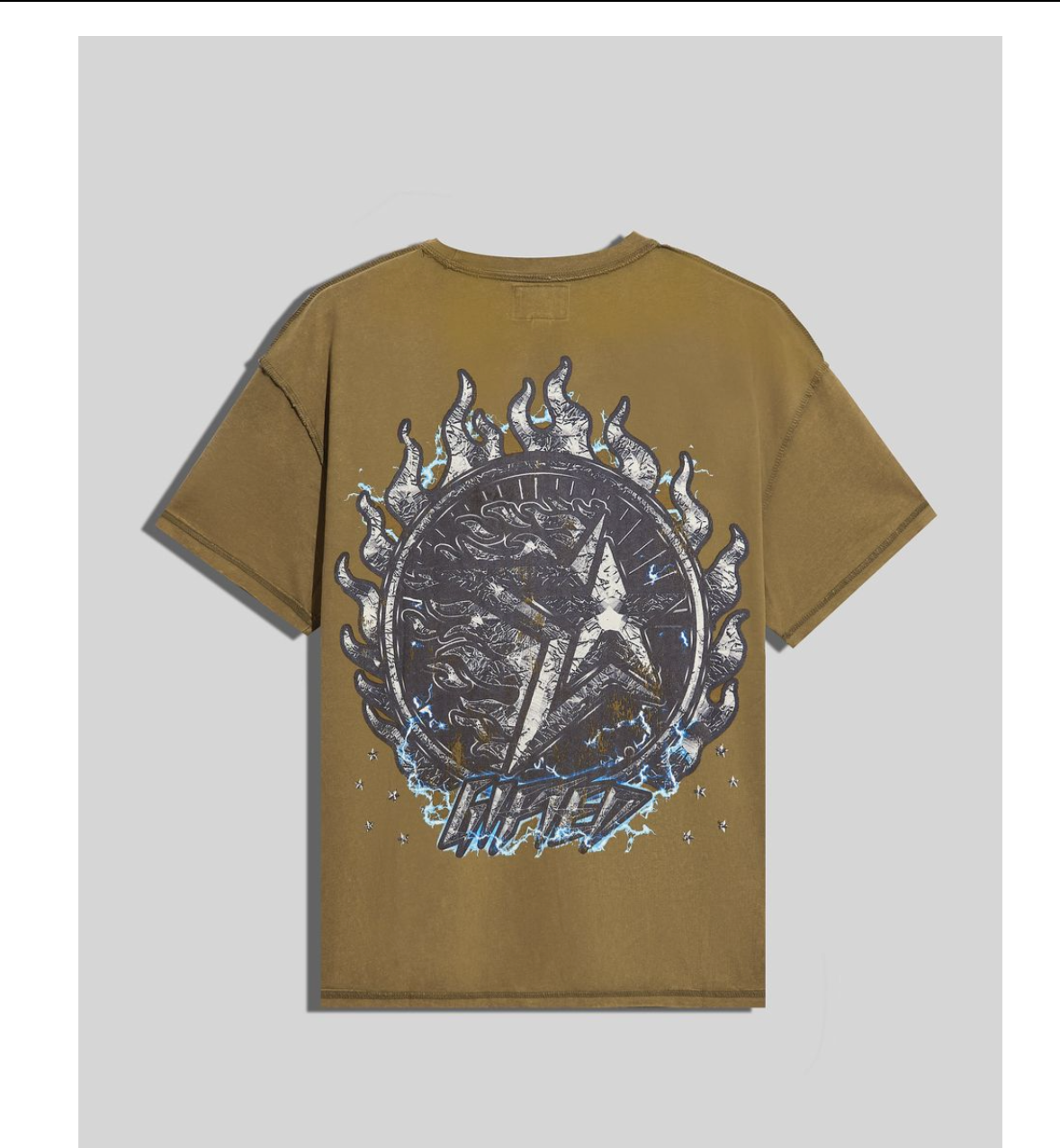 Records Tee - Olive Colorway