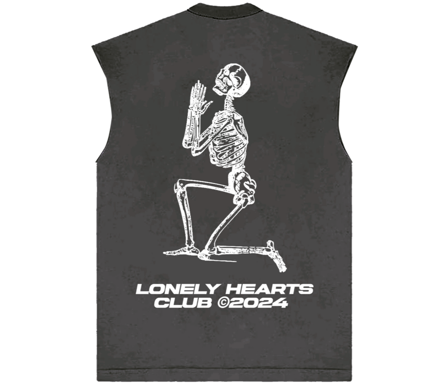 Lonely Hearts 016 Black Lonestar Sleeveless T-Shirt