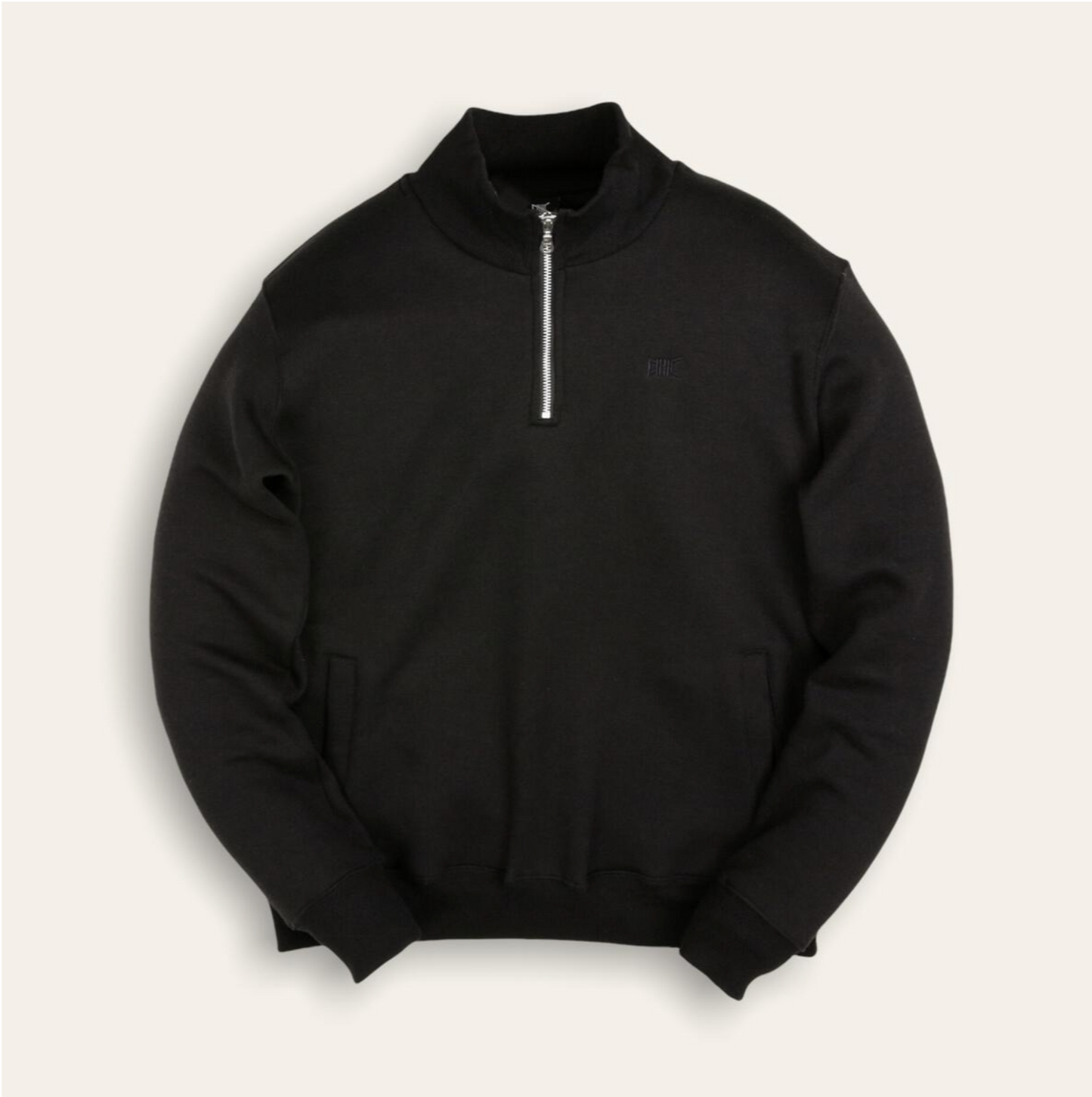 Ethik "Quarter Zip Pullover" - Black