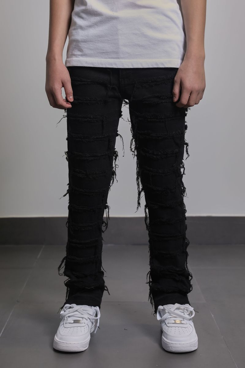 BG063K Jawad Jett Black Jeans