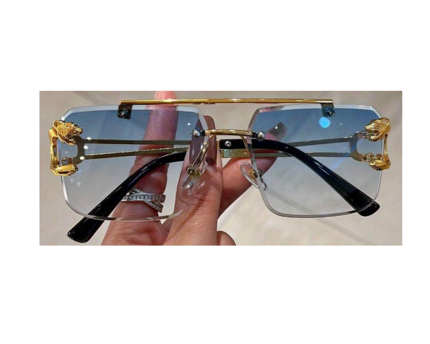 Sunglasses (rs2440) - Gold/Blue