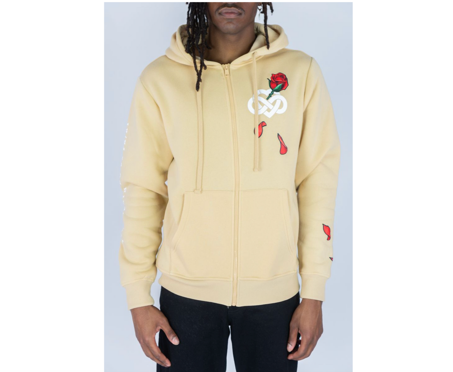 Infinite Amour Fullzip Hoodie - Khaki (142-353)