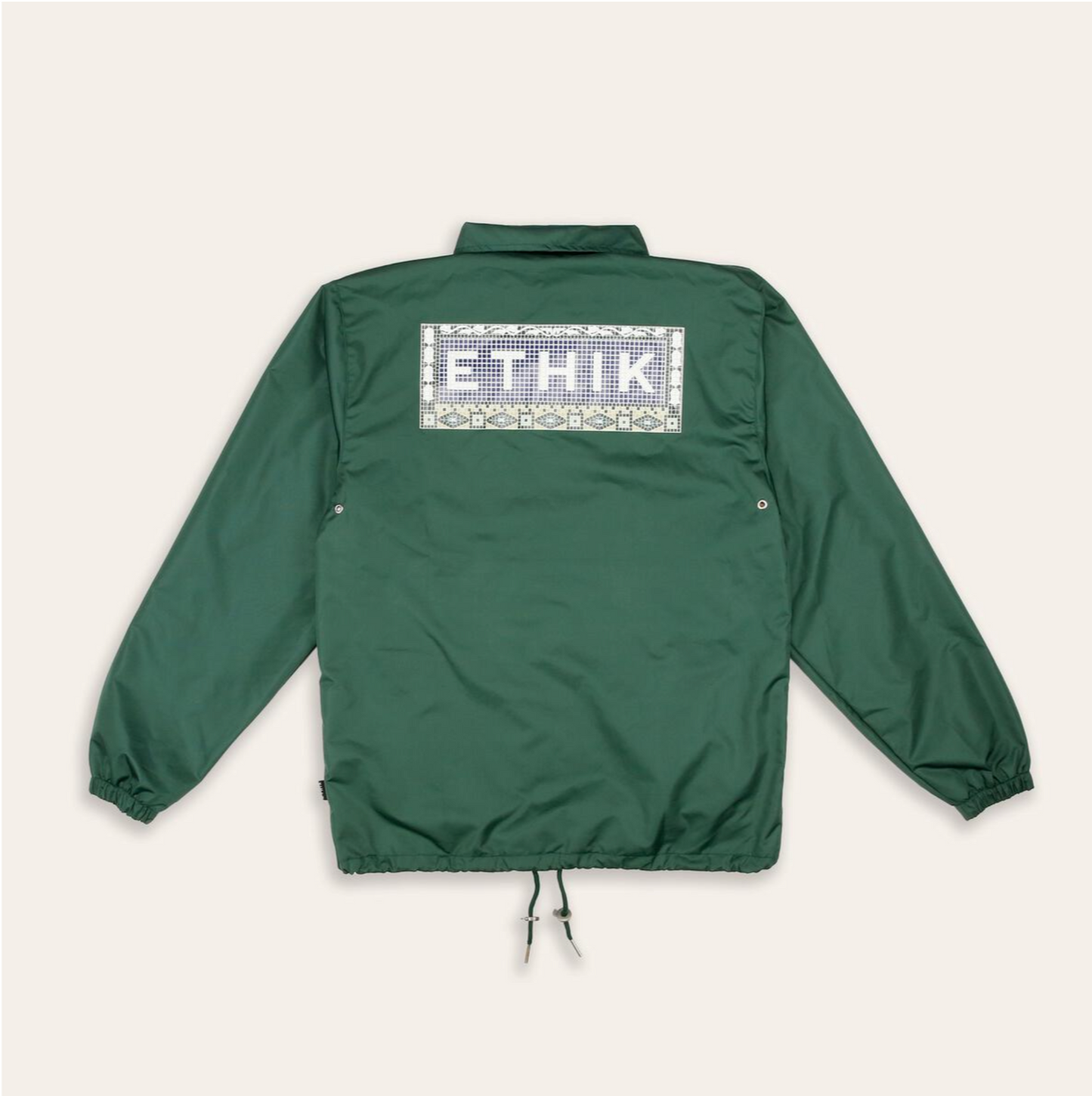 Ethik "Mosaic Coaches Jacket" - Olive