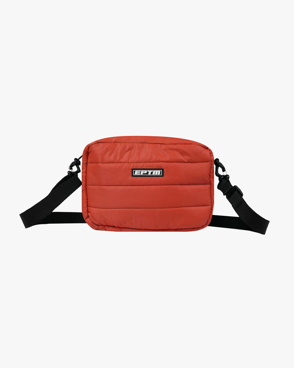 EPTM Red Puffer Side Bag