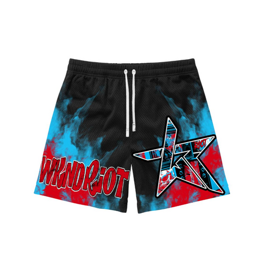 Watch Us Riot Shorts - Black