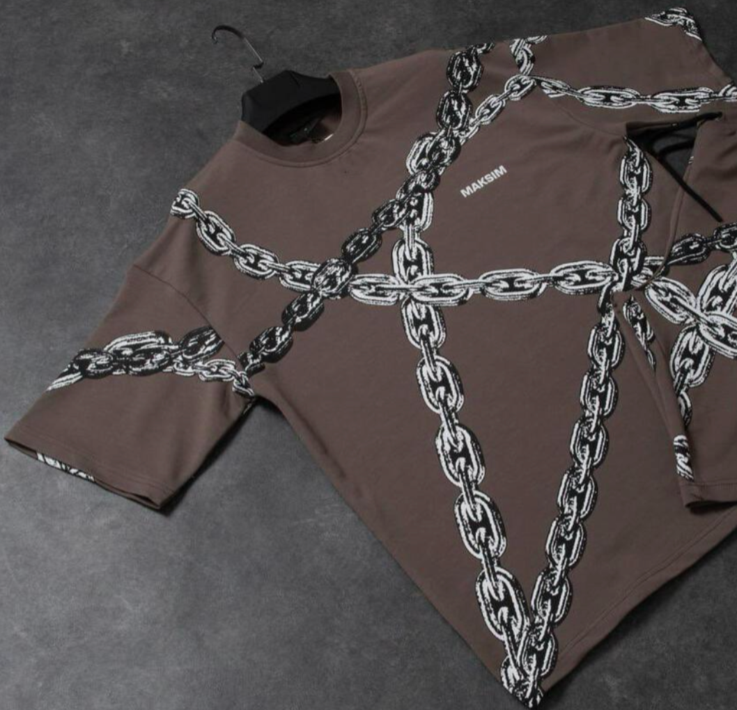 Rich Gang Brown Chains T-Shirt