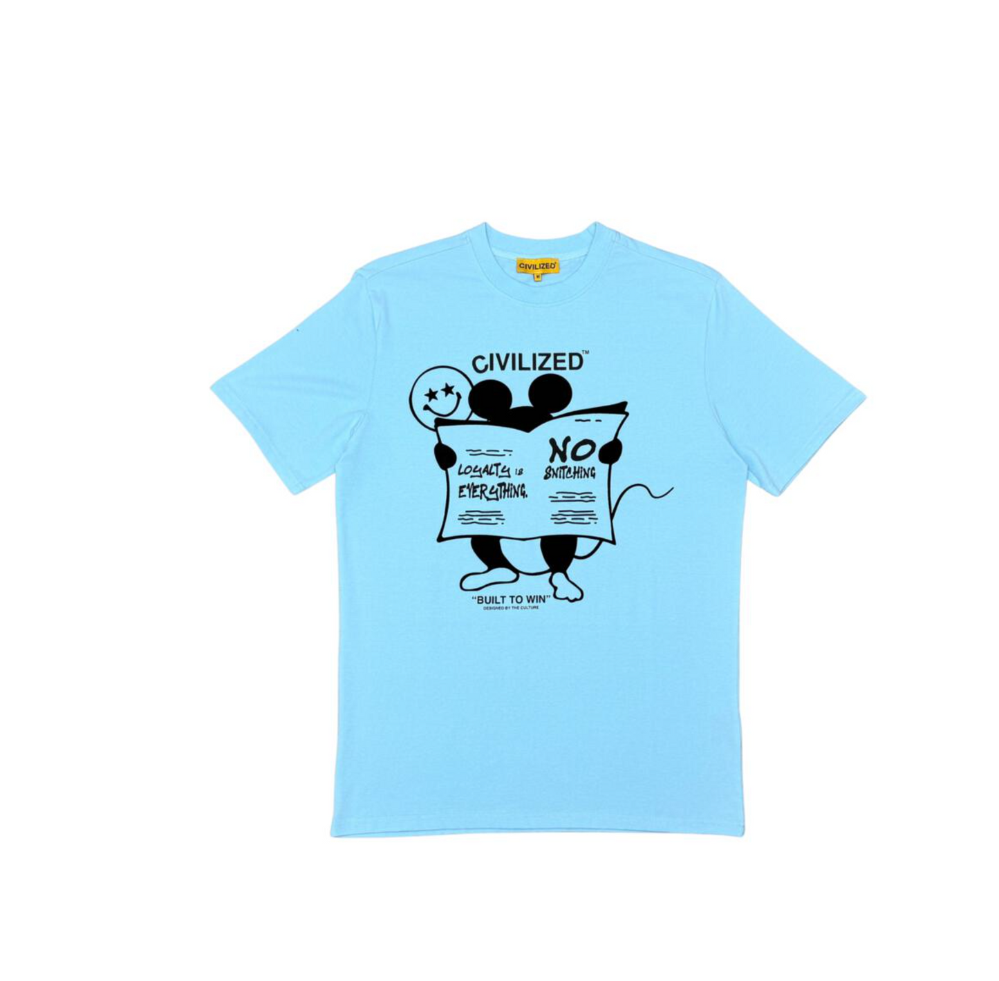 Civilized No Snitching Tee (CV5689 Light Blue)