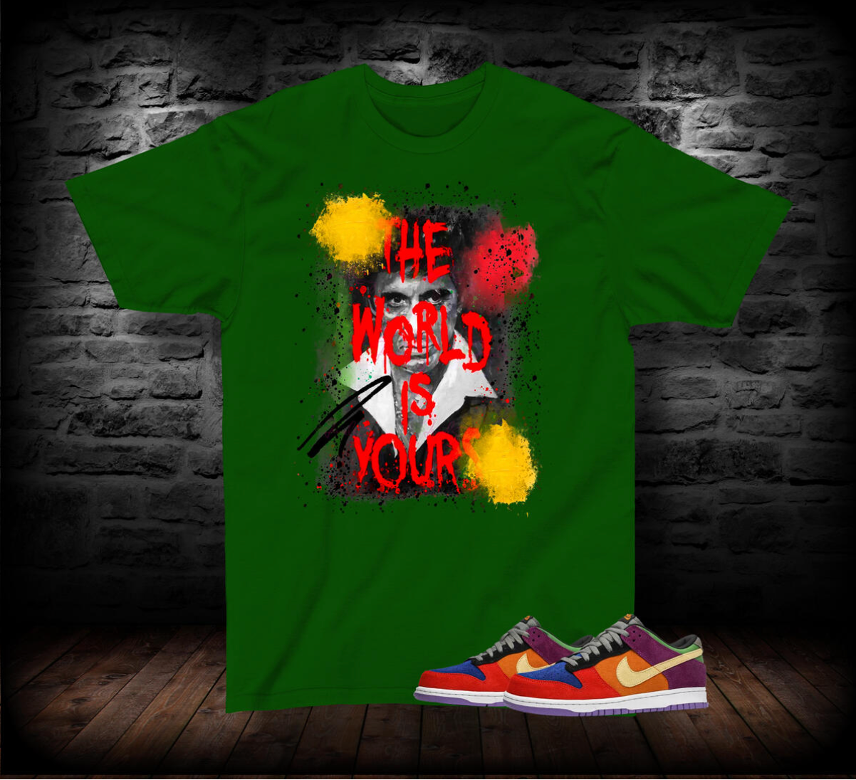 The World Is Yours - Scarface - Forest Green