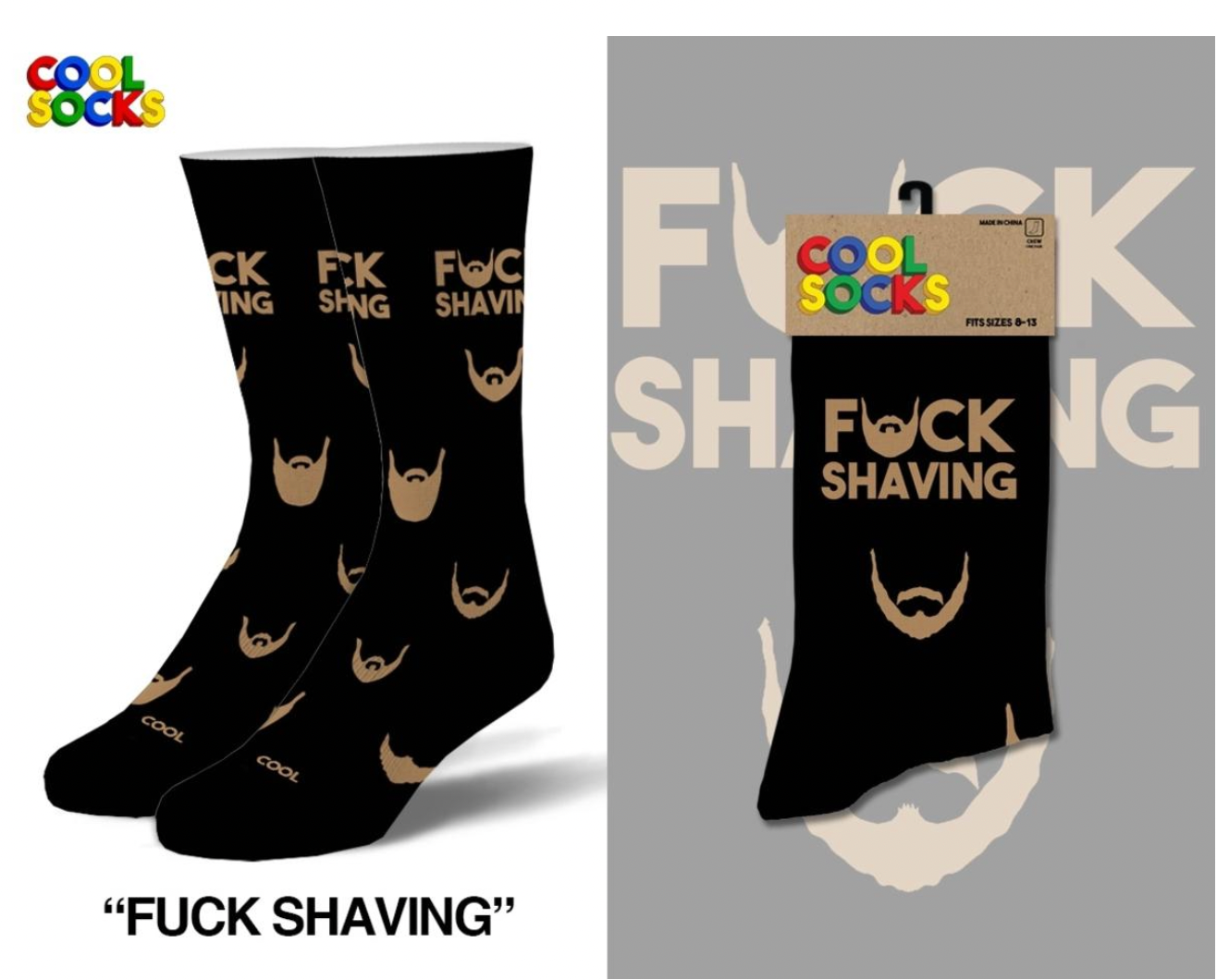 12867MCNCF Fuck Shaving Socks