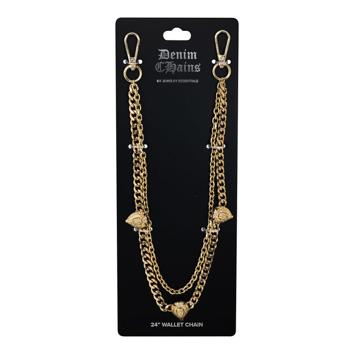 Gold and Silver Pant Chain - Streetwear Wallet Chain