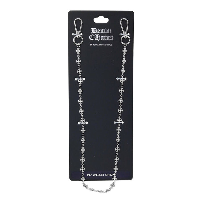Statement Silver Pant Chain - Streetwear Wallet Chain