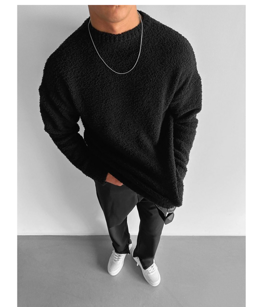 Puff Knit Jumper (FW25-133 Black)