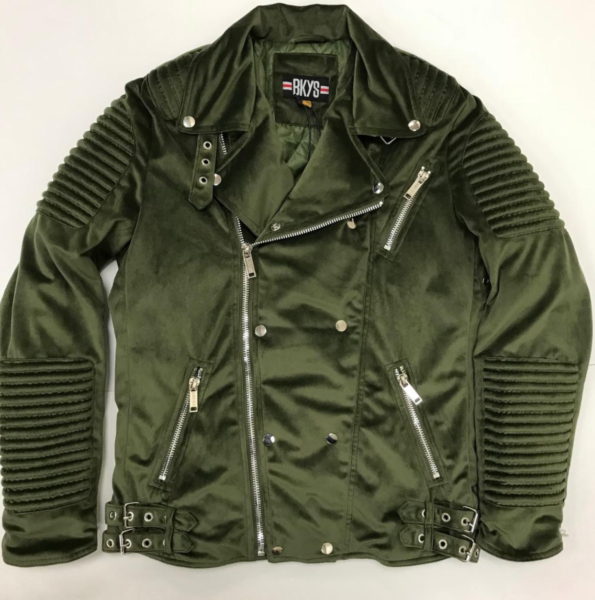 Olive Biker Jacket