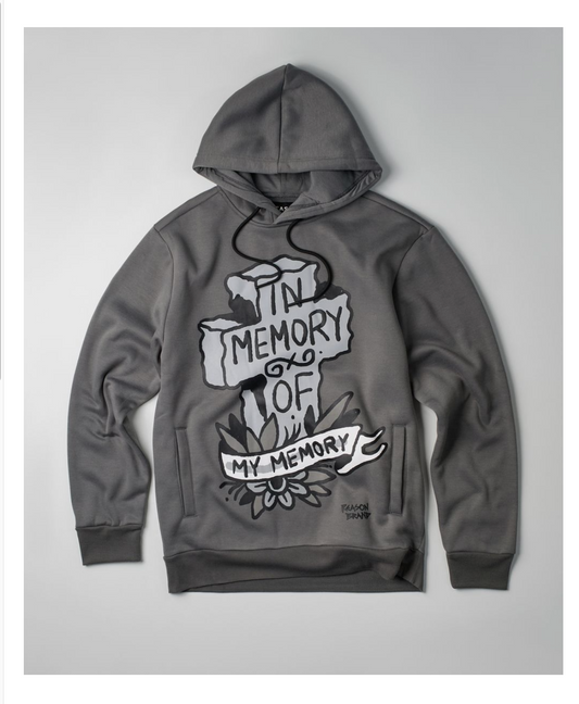 In Memory Of - Hoodie - Grey (F419)