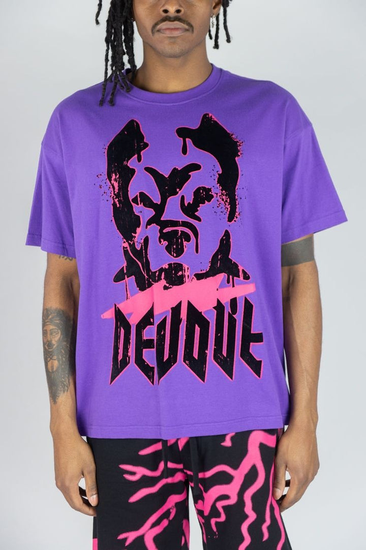 Devout Oversized Tee - Purple