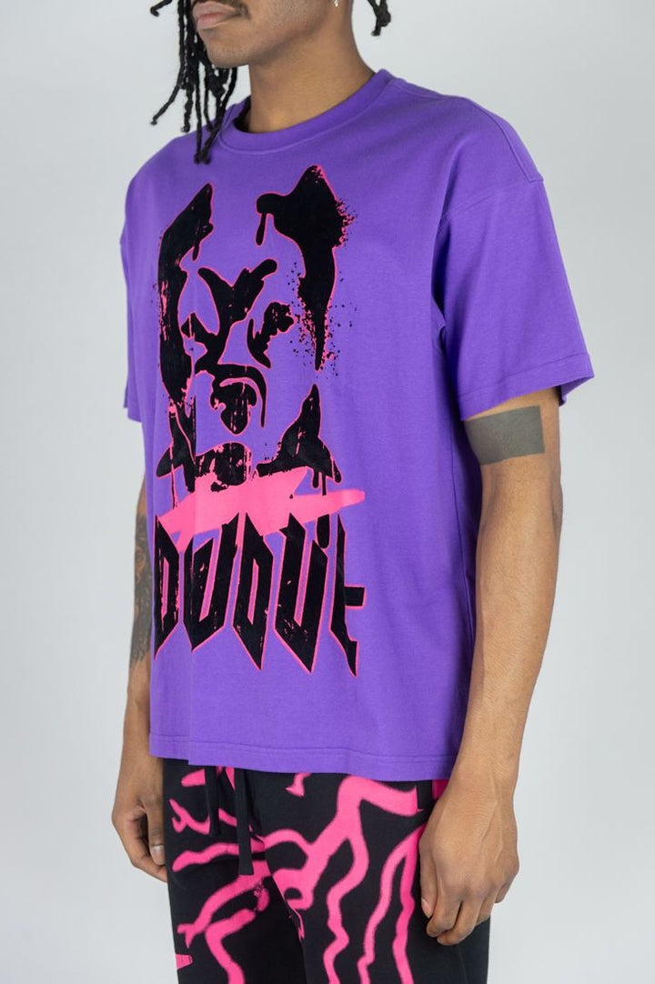 Devout Oversized Tee - Purple