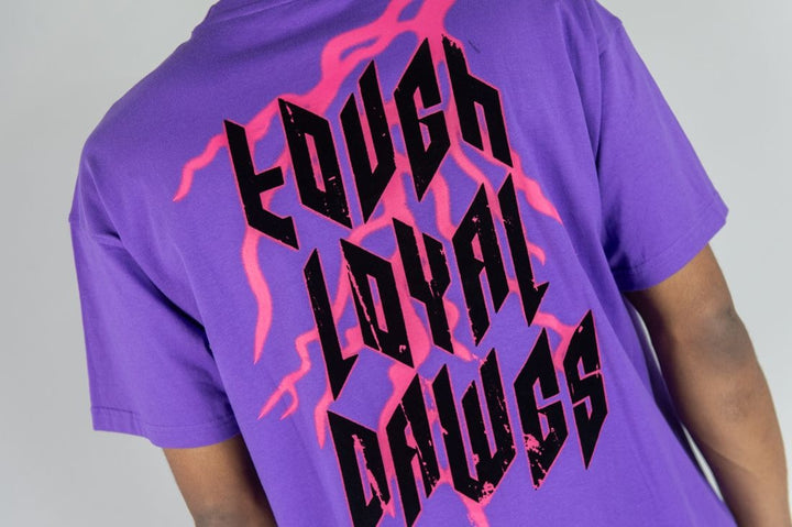 Devout Oversized Tee - Purple