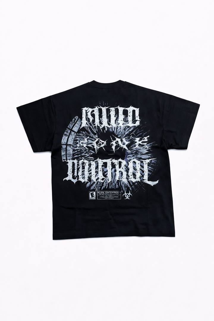 Mind Control Graphic Tee - Black