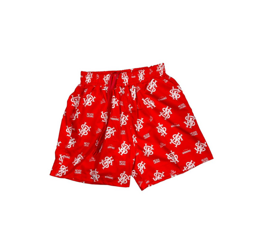 Stay Winning Swim Trunks - Red