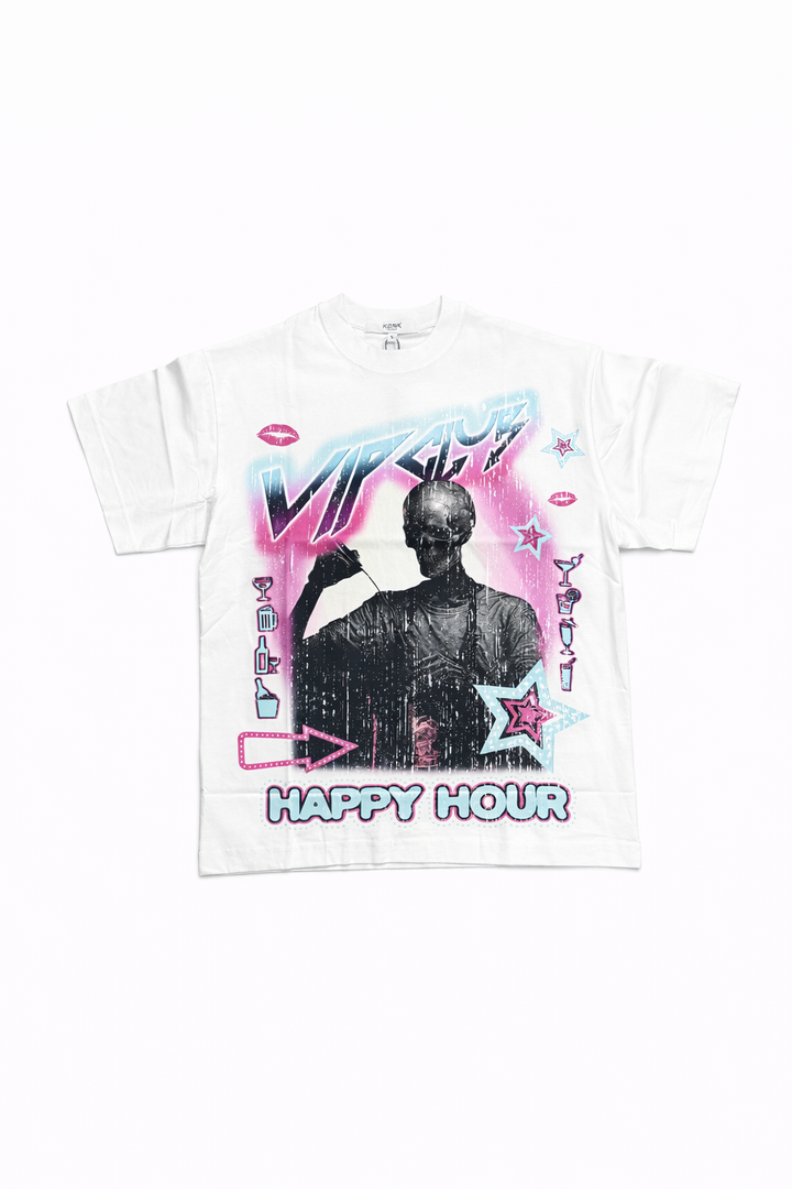 VIP Club Graphic Tee - White