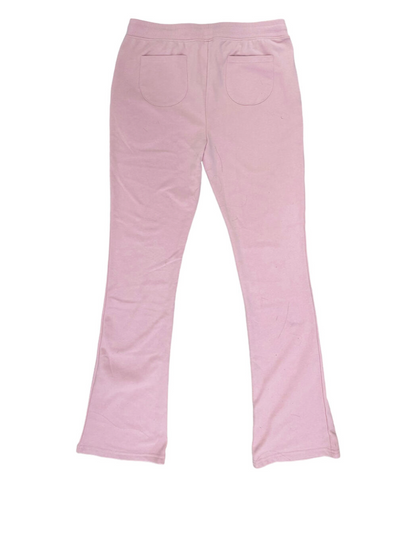 Stacked Fleece Pants - Pink (M5690)