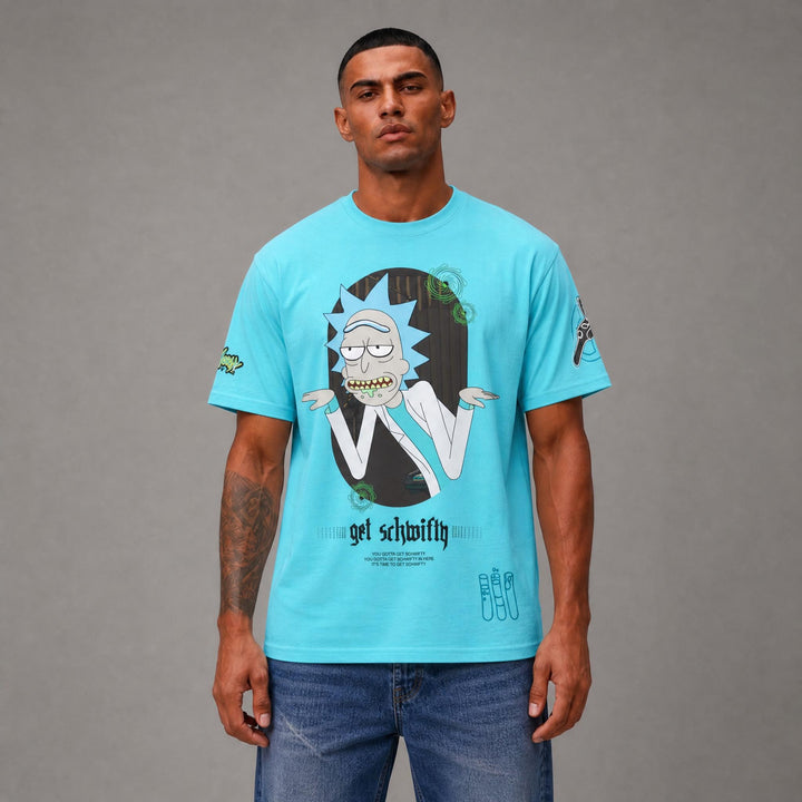2R10109 - Rick And Morty-Get Shwifty-Mens Regular Fit Tee