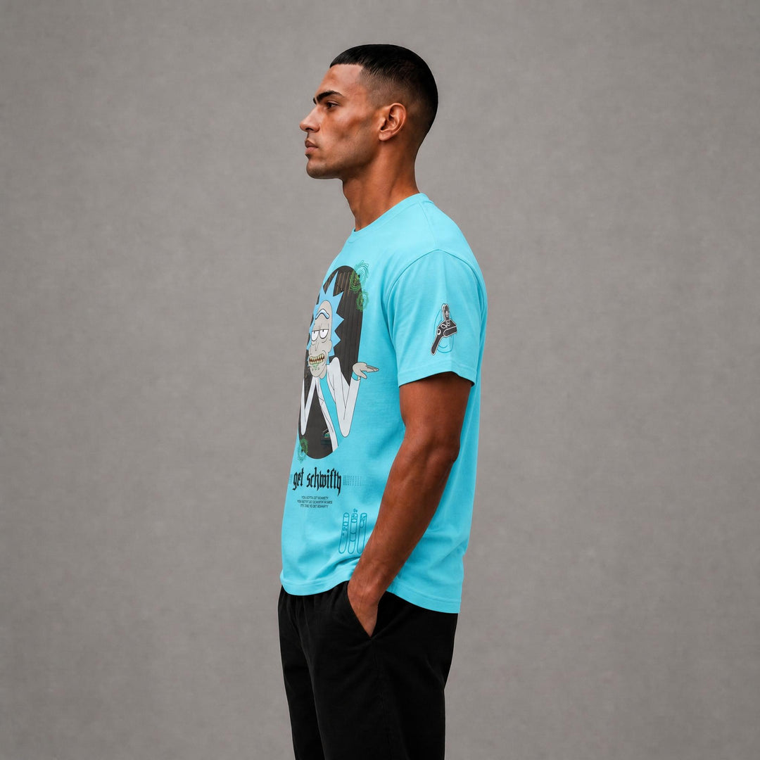 2R10109 - Rick And Morty-Get Shwifty-Mens Regular Fit Tee
