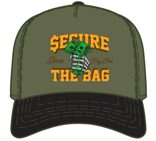 MUKA S4418 Olive/Black Secure The Bag Hat