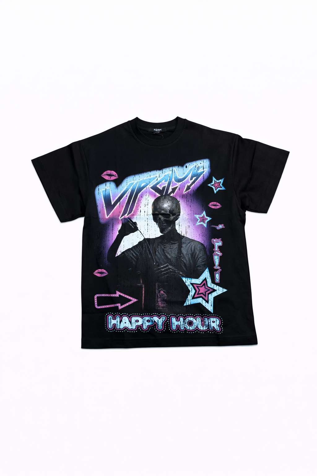 VIP Club Graphic Tee - Black