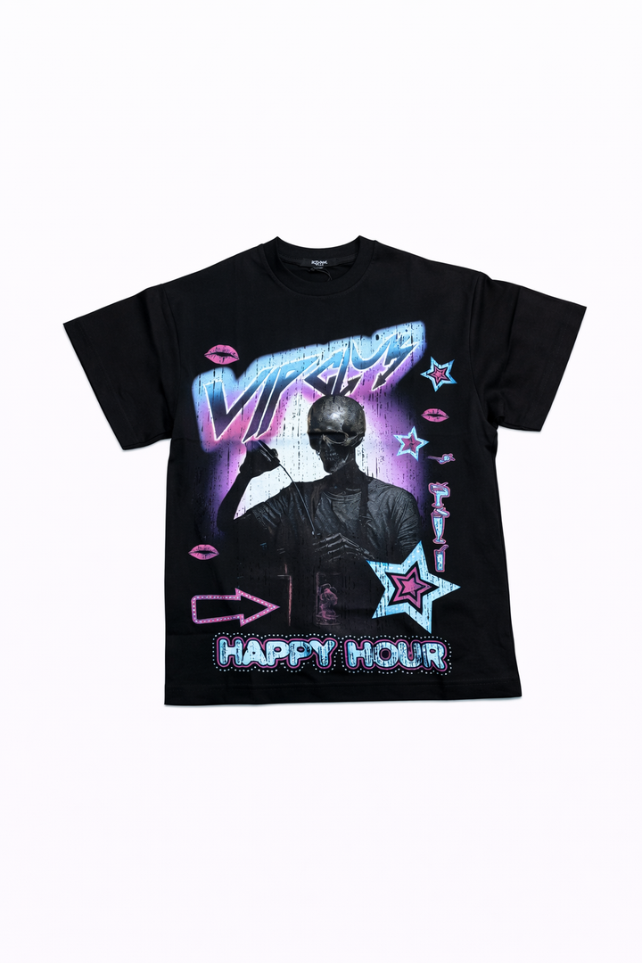 VIP Club Graphic Tee - Black