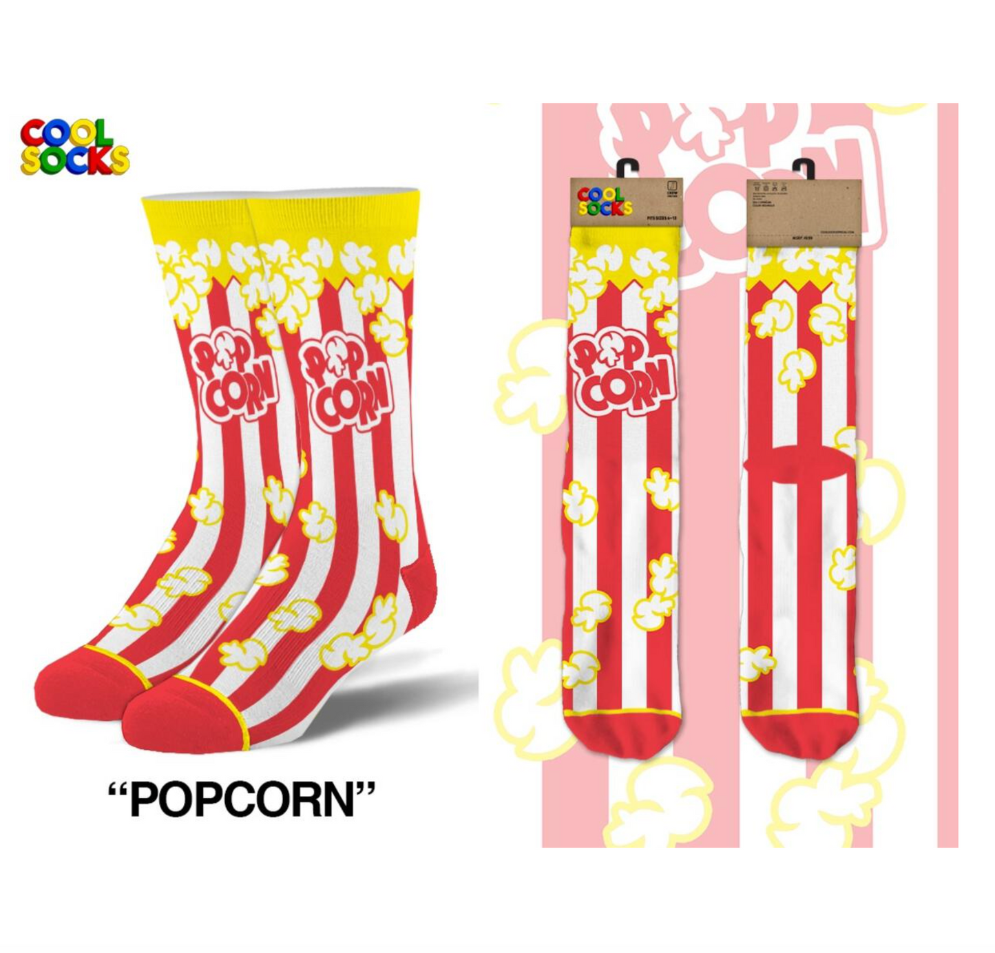 ODD SOX Popcorn Crew Socks