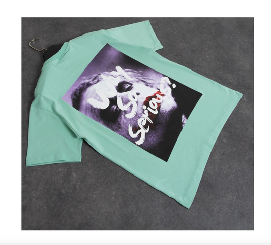 Why So Serious? T-Shirt (MK301 Turquoise)