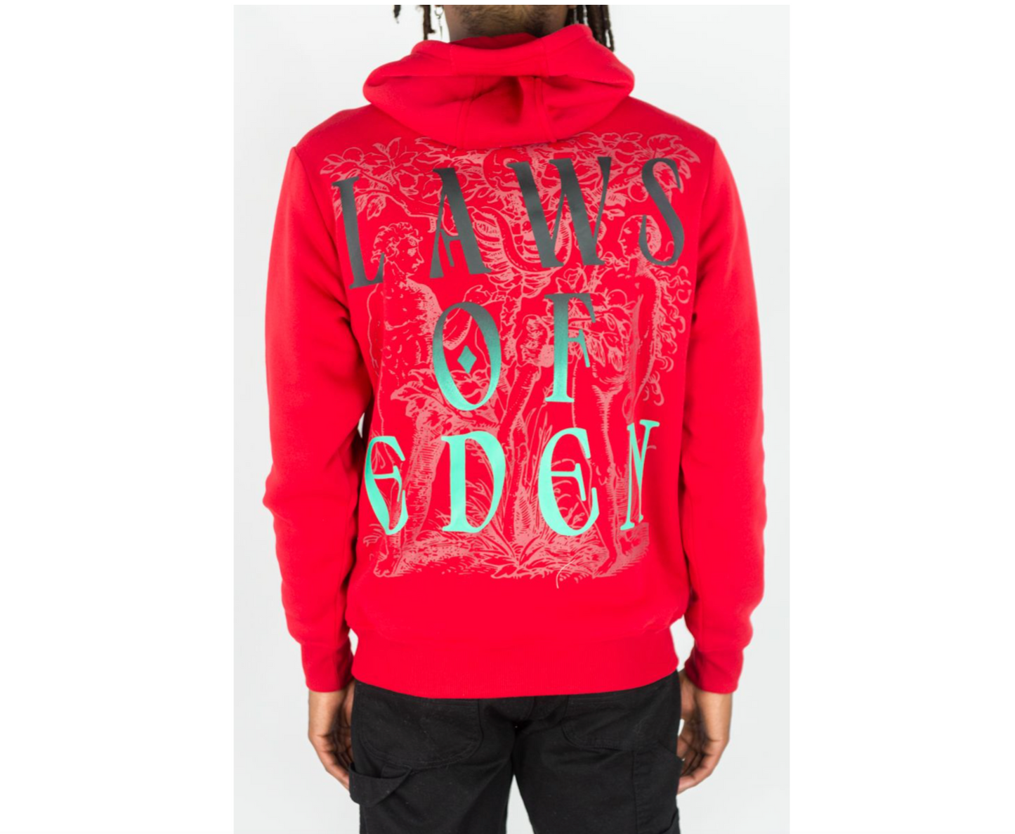 Laws of Eden Fleece Hoodie (142-323) Red