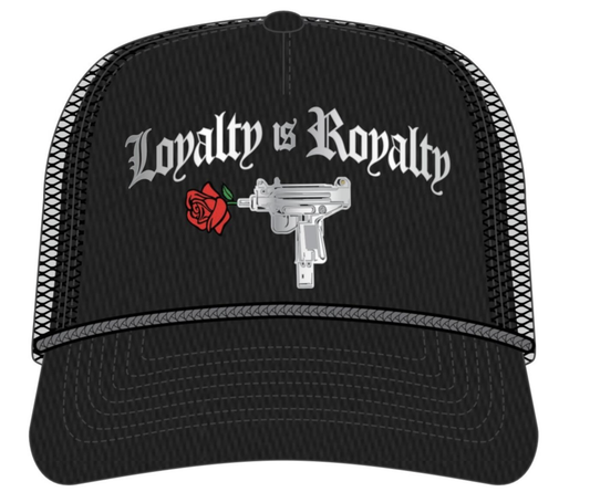 MUM2220 Black loyalty is royalty hat