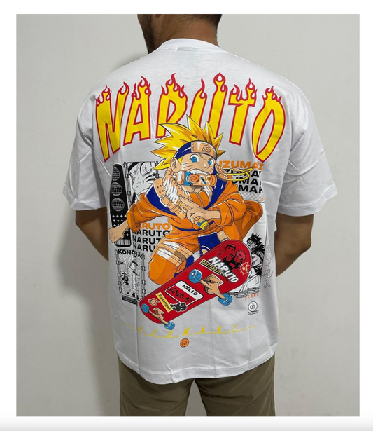 Naruto T-Shirt (BUP2059 White)