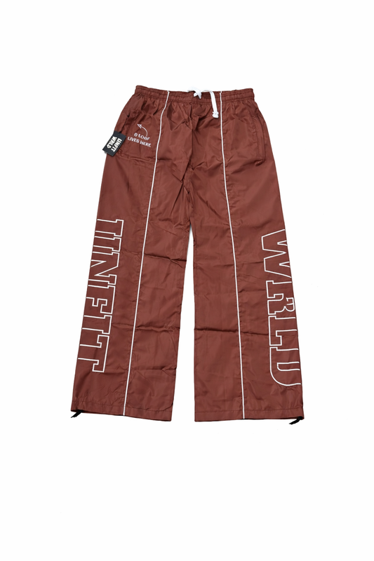 Unftd Wrld Baggy "Parachute" Pants - Brown