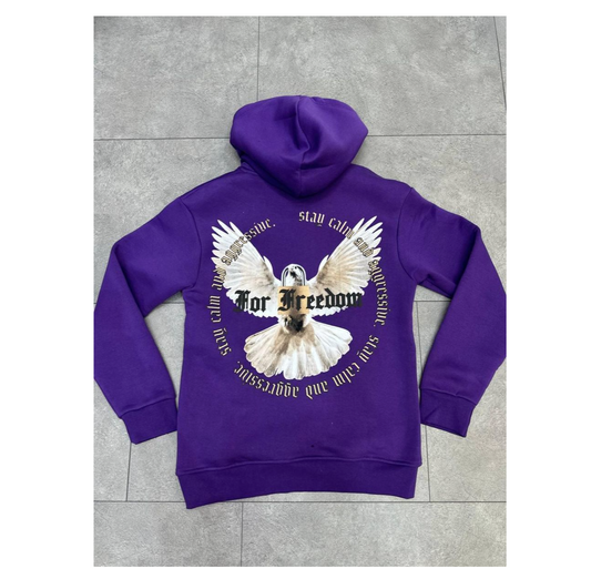 For Freedom Hoodie - Purple