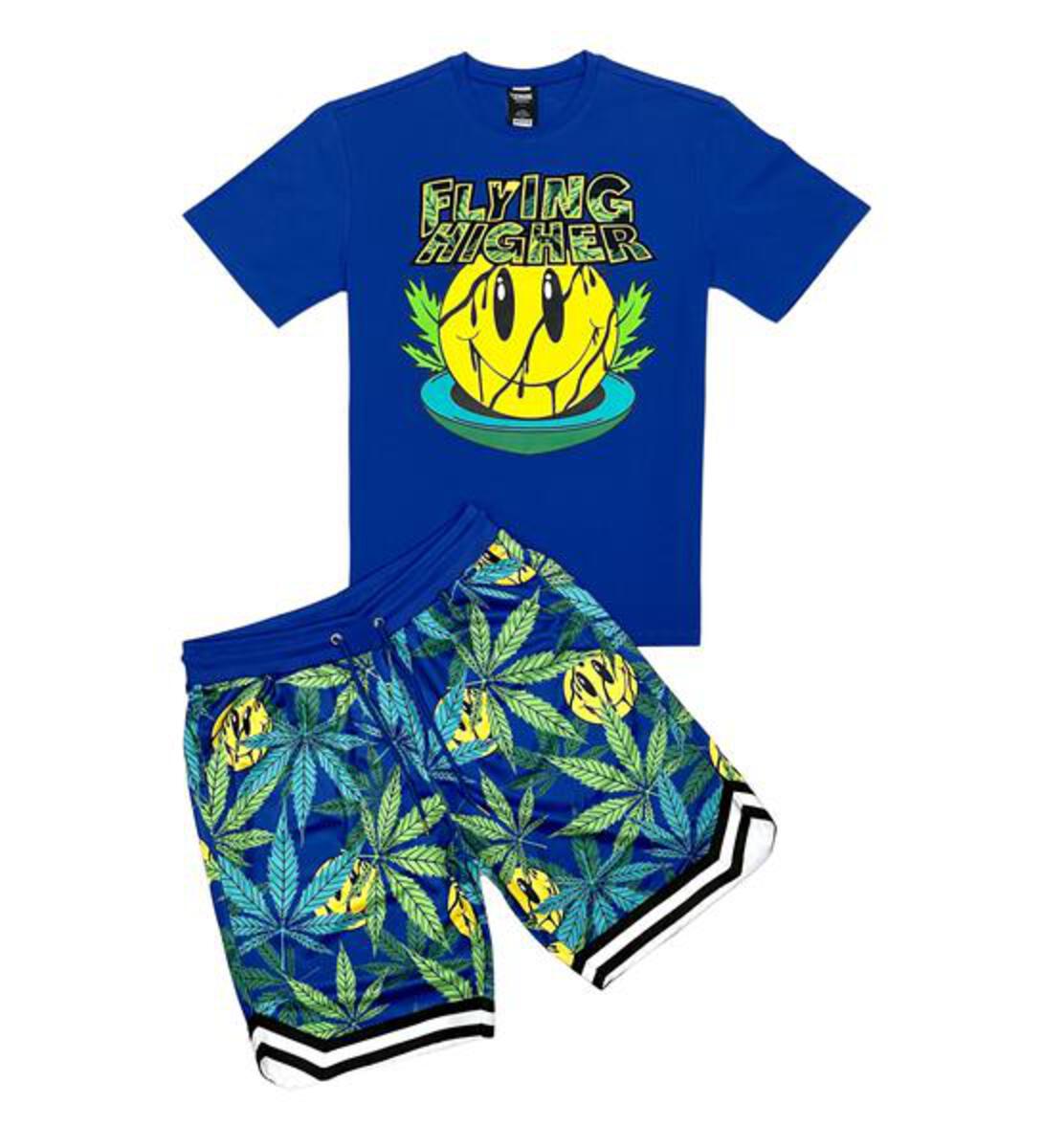 GN1756- Royal Blue Flying High Shorts