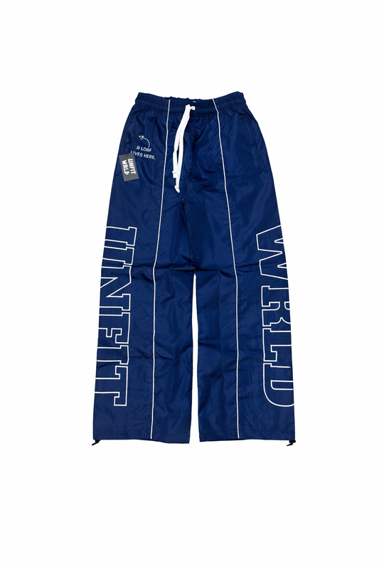 Unftd Wrld Baggy "Parachute" Pants - Blue