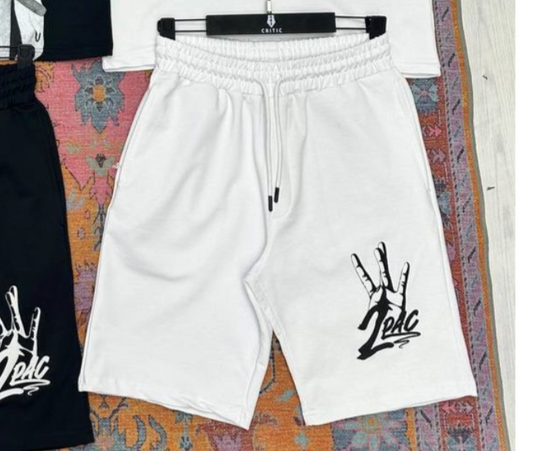 Rich Gang (CT1) White All Eyes On Me Shorts