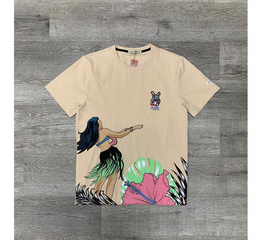 T727 - Aloha Lucky Charm - Beige Tee